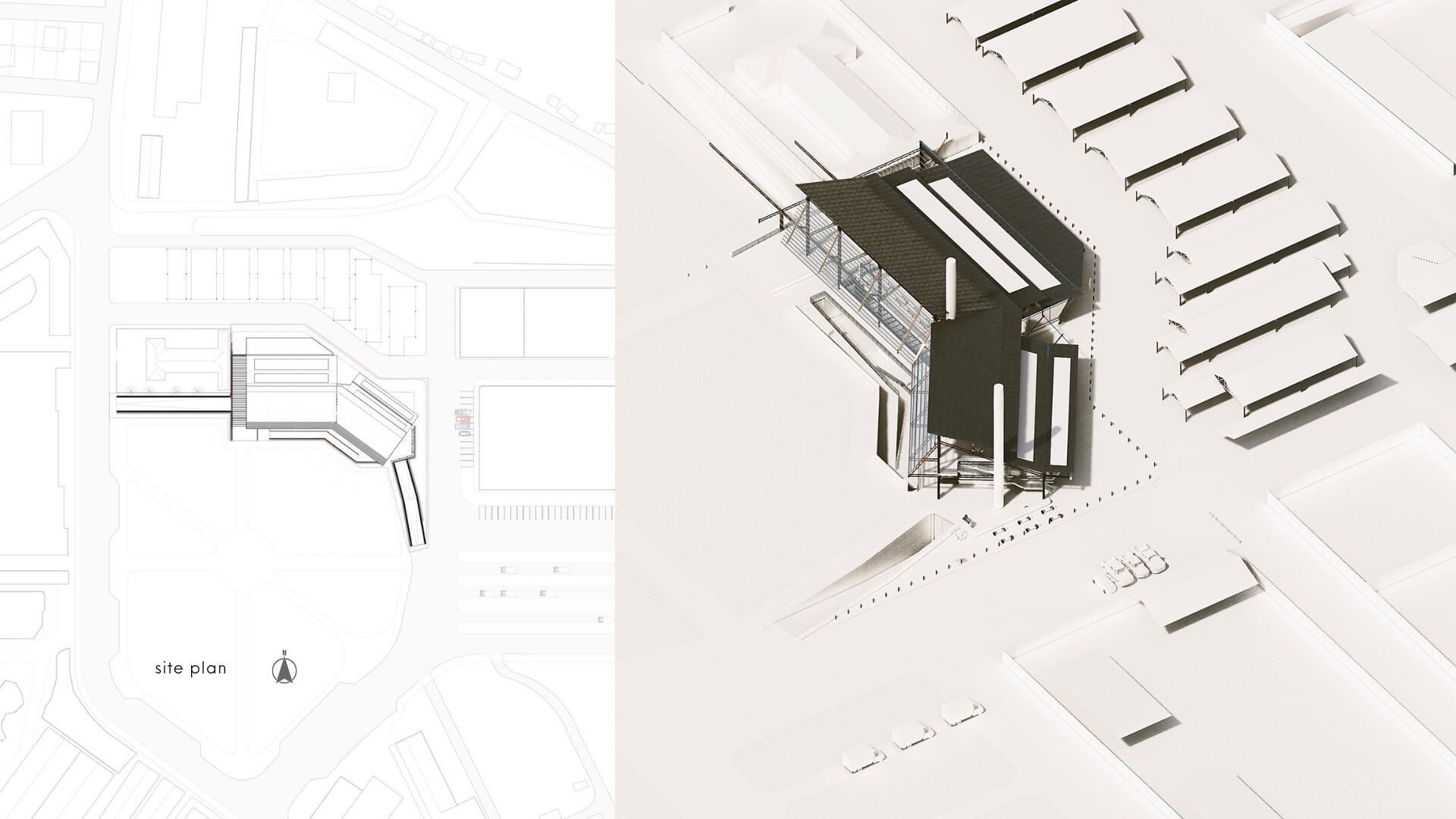 site plan and within context site plan and within context